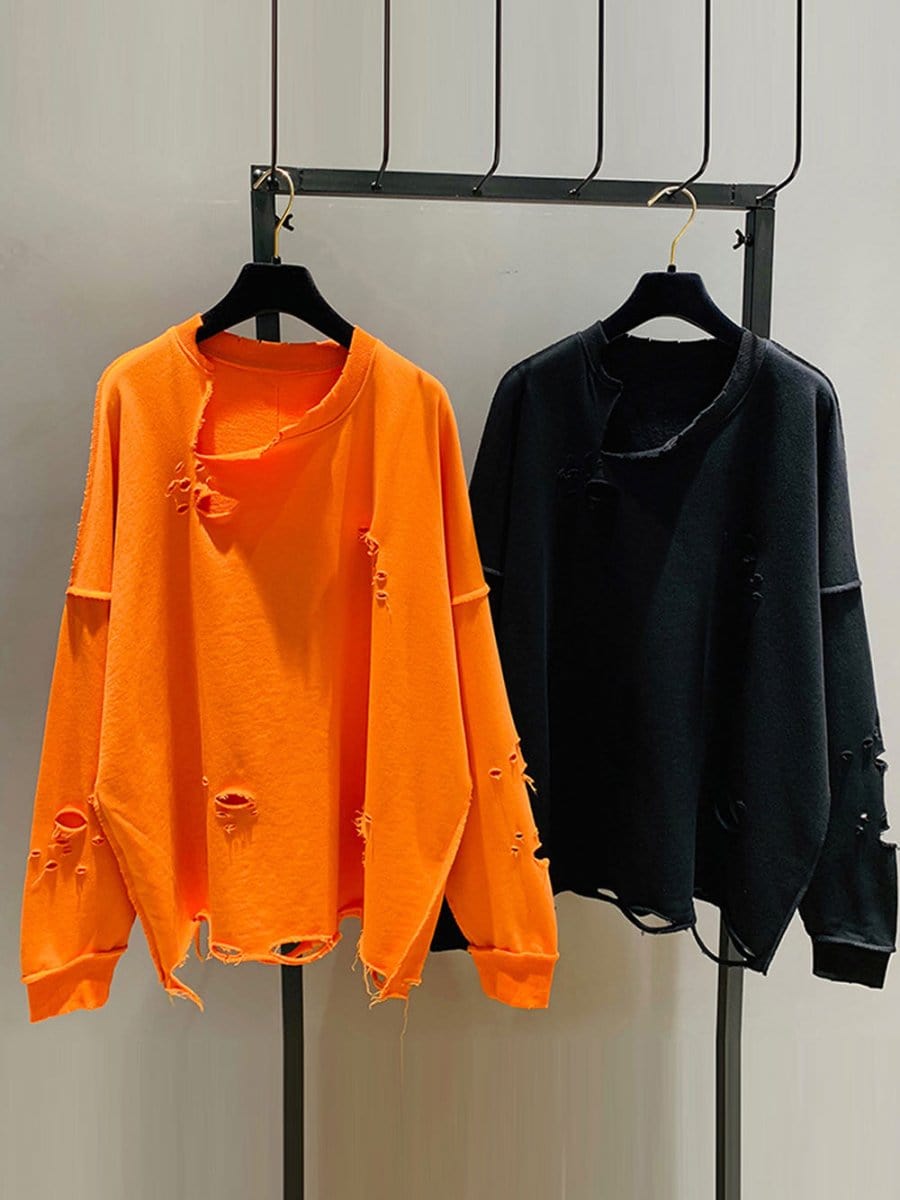 Hollow Out Sweatshirt