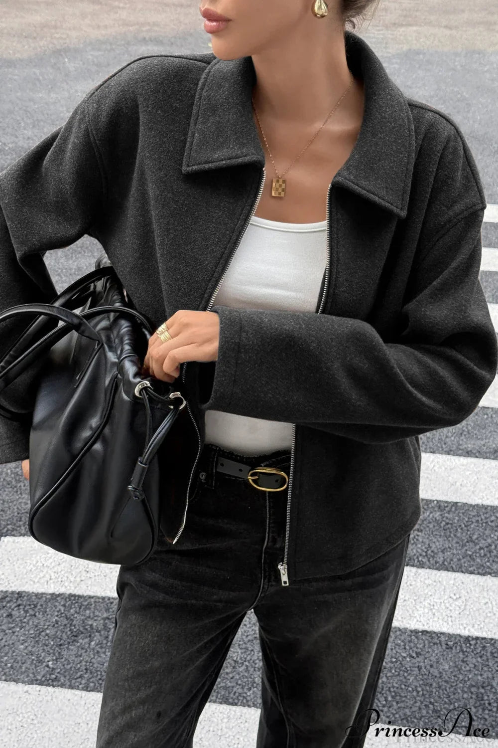 Elegant Long Sleeve Coat for All-Season Versatility