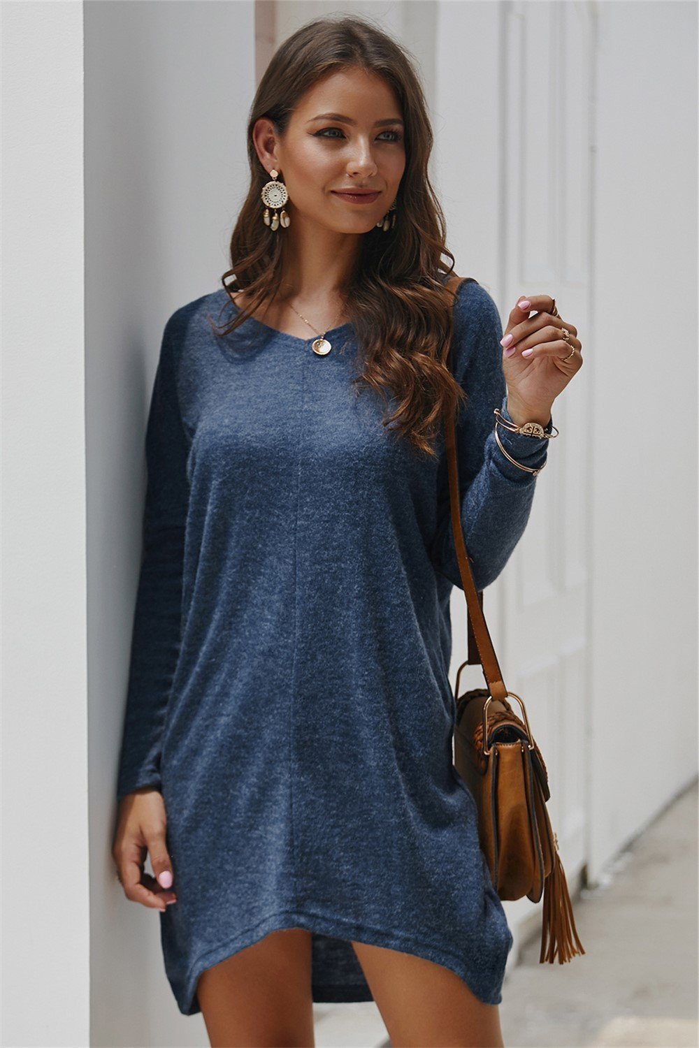 RadyRin Chic Sweater Dress for Effortless Style and Comfort