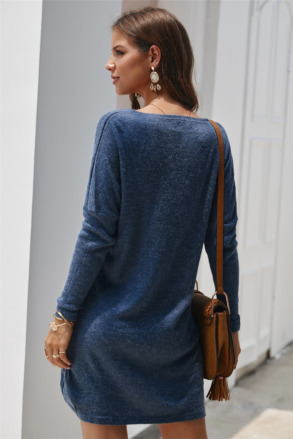 RadyRin Chic Sweater Dress for Effortless Style and Comfort