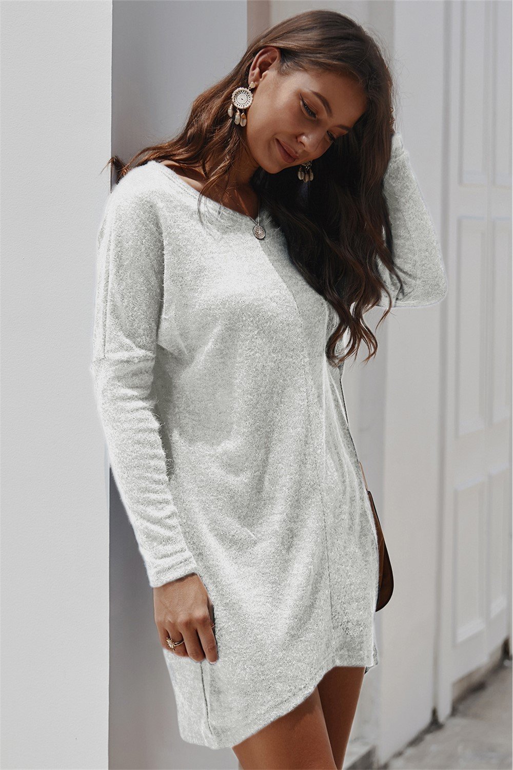 RadyRin Chic Sweater Dress for Effortless Style and Comfort