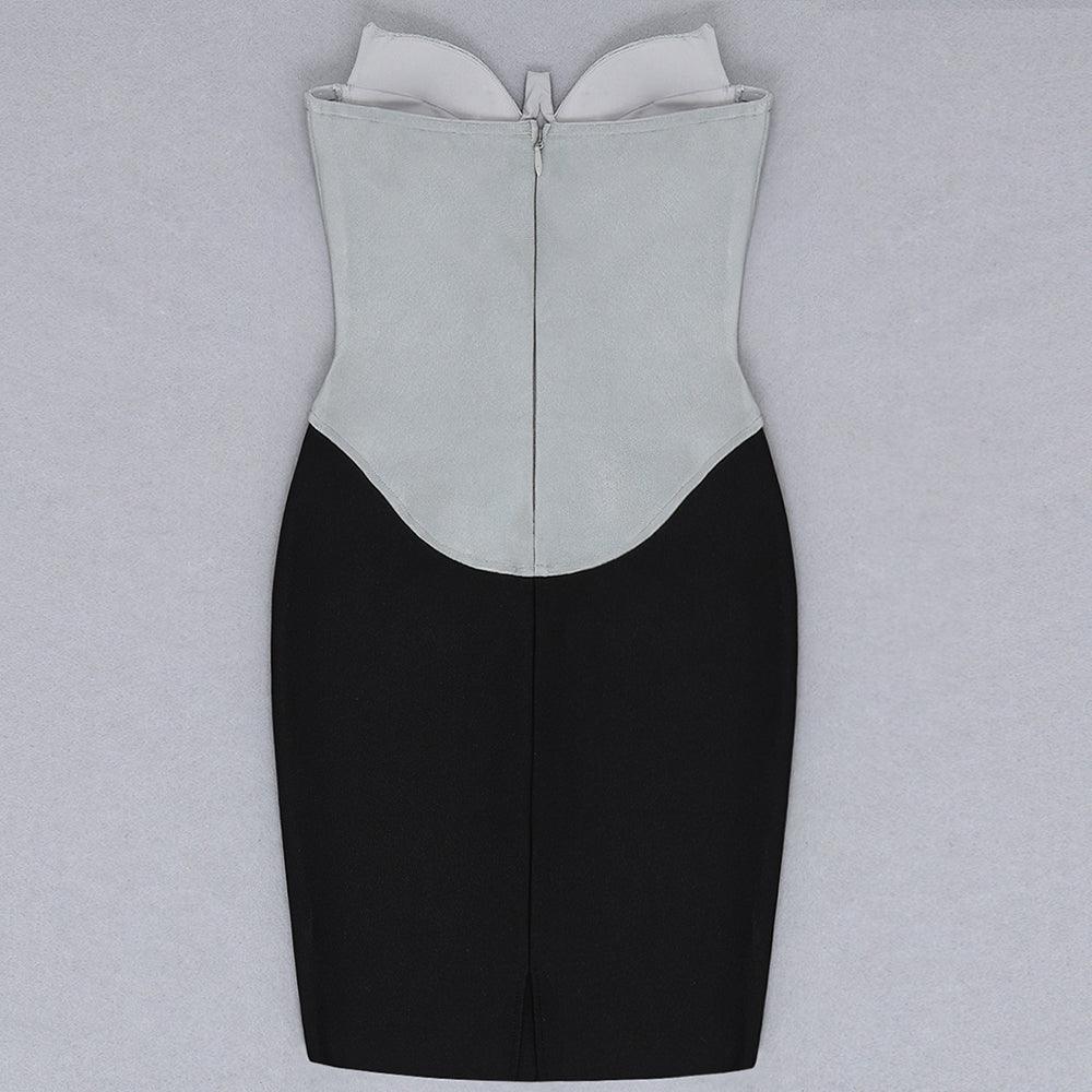 Strapless Corset Bustier Two-Piece Skirt Set