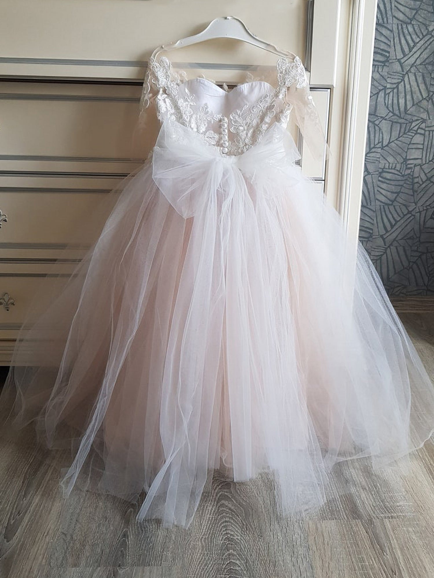 Lovely Cap Sleeves Princess Flower Girl Dress - Fashionpara