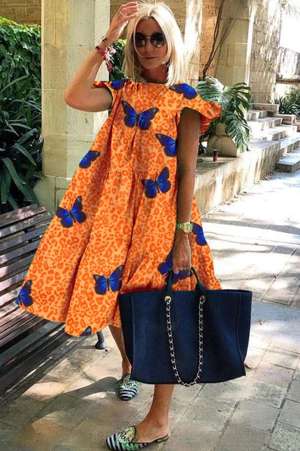 Lovely Sweet Print A-line Dress  Fashionpara