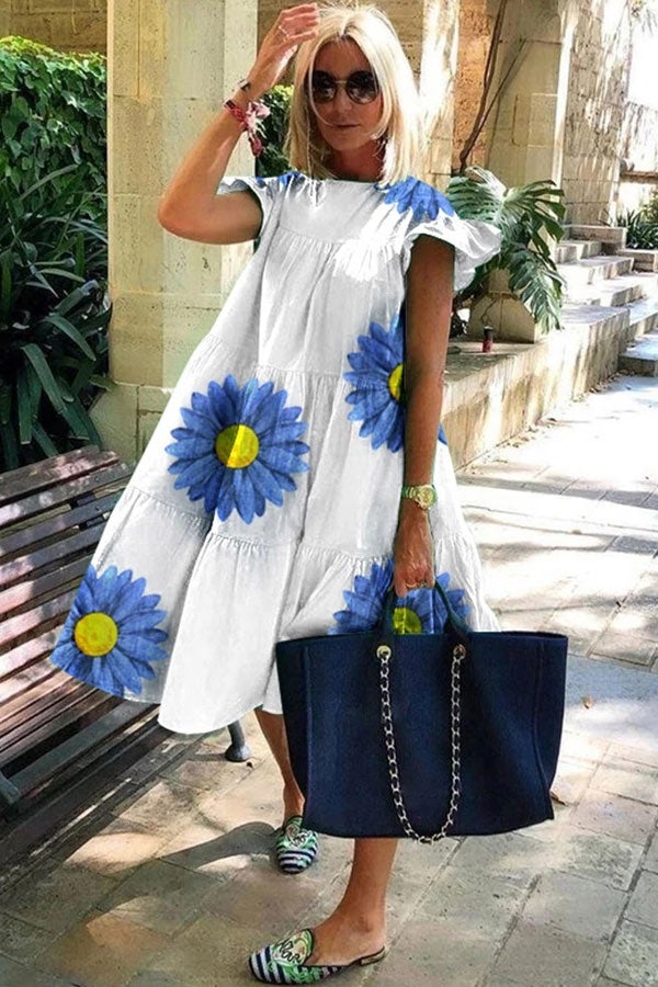 Lovely Sweet Print A-line Dress  Fashionpara