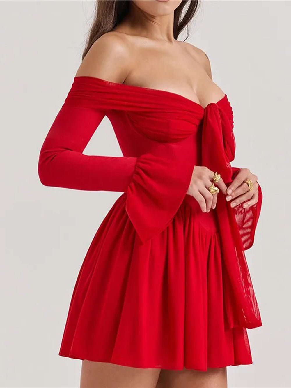 Off Shoulder Backless - Fashionpara