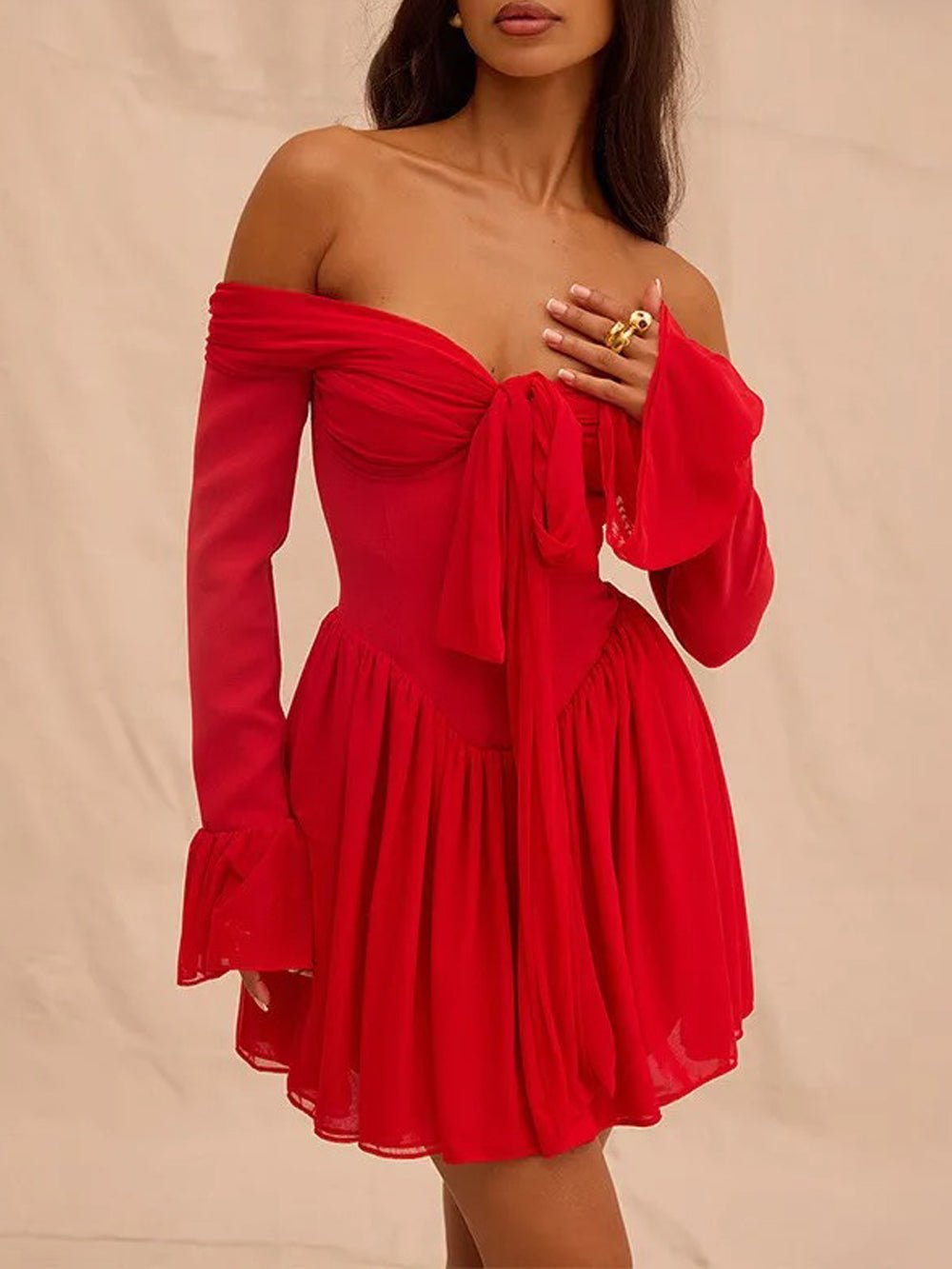 Off Shoulder Backless - Fashionpara