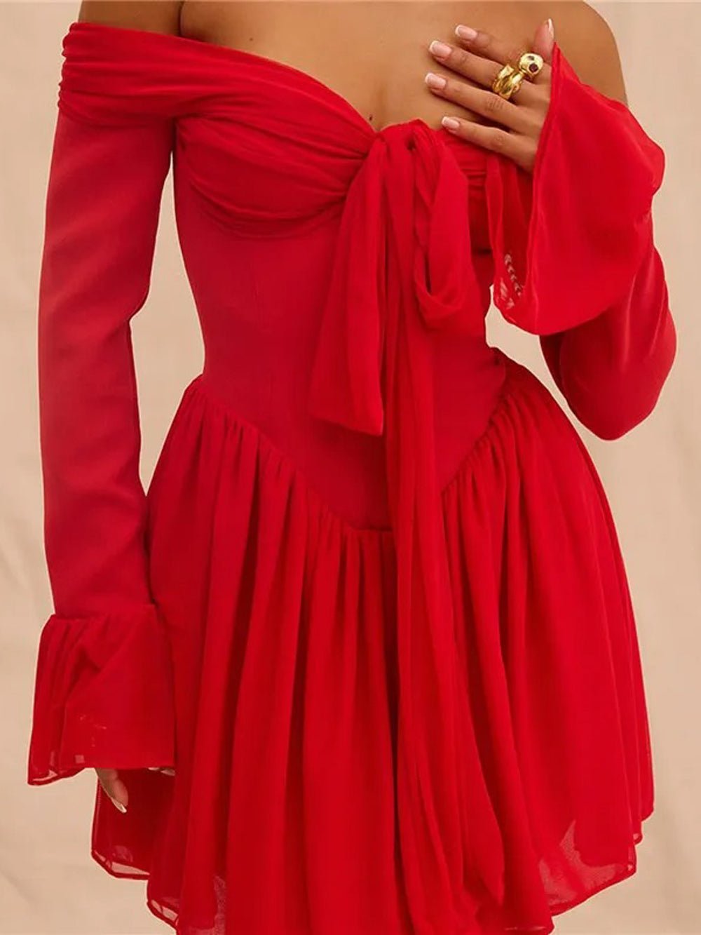 Off Shoulder Backless - Fashionpara