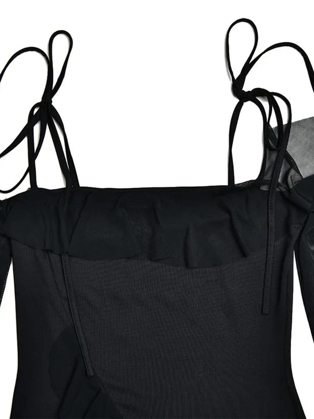 Backless Bodycon Ruffle - Fashionpara