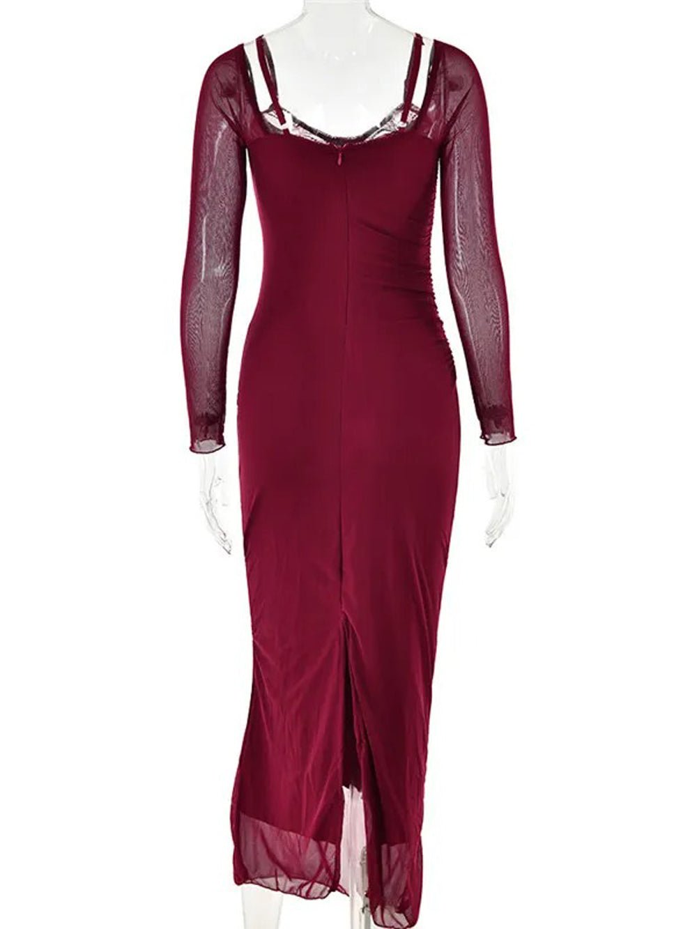 Backless Maxi Dress - Fashionpara