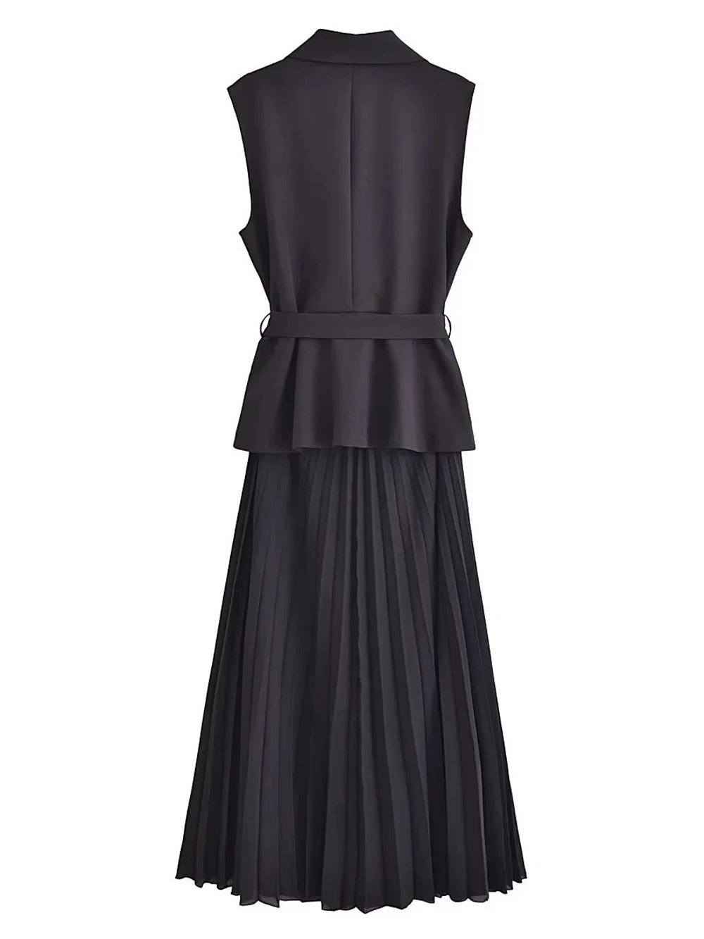 Sleeveless Midi Dress - Fashionpara