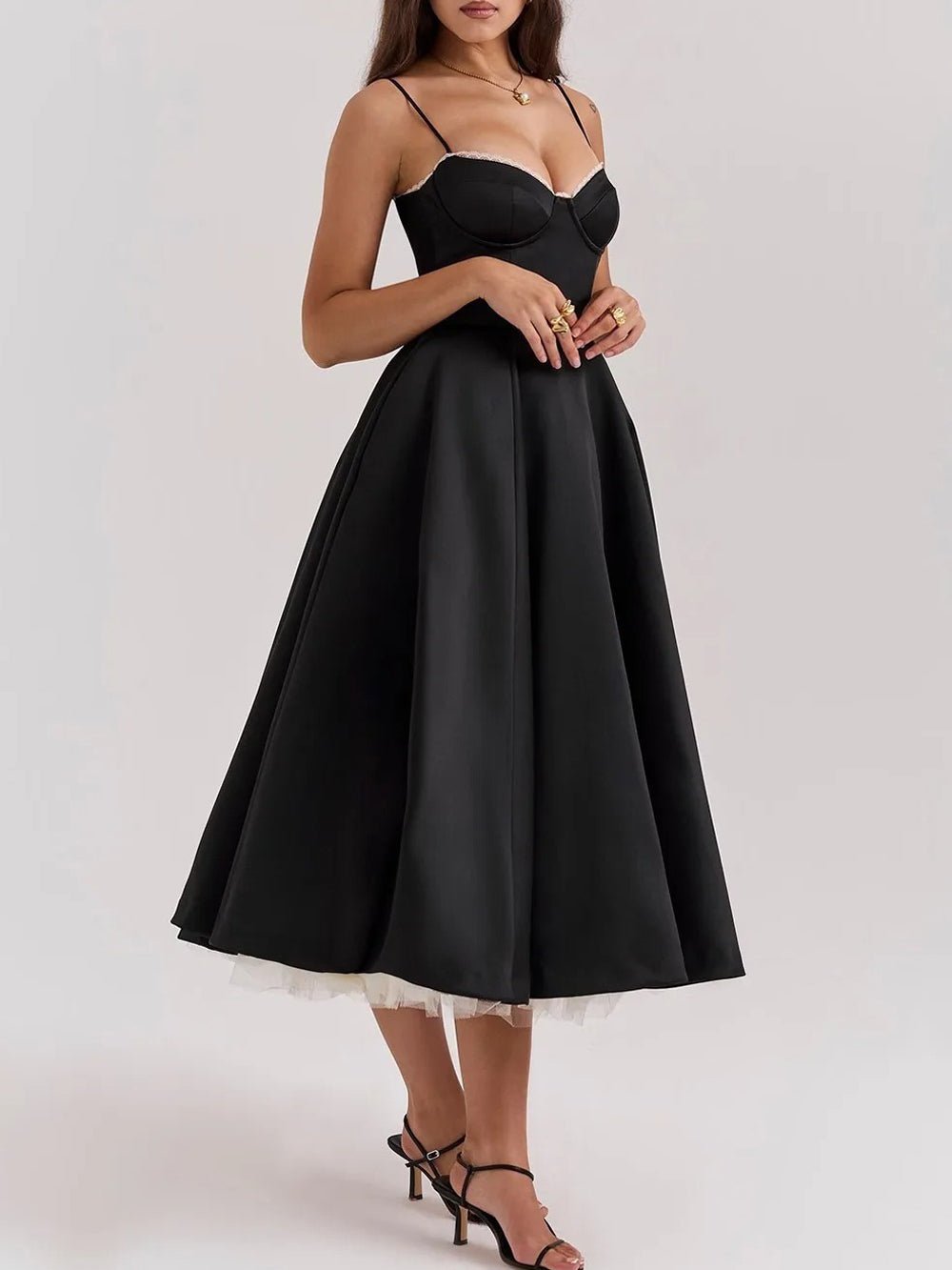 Backless Midi Dress - Fashionpara