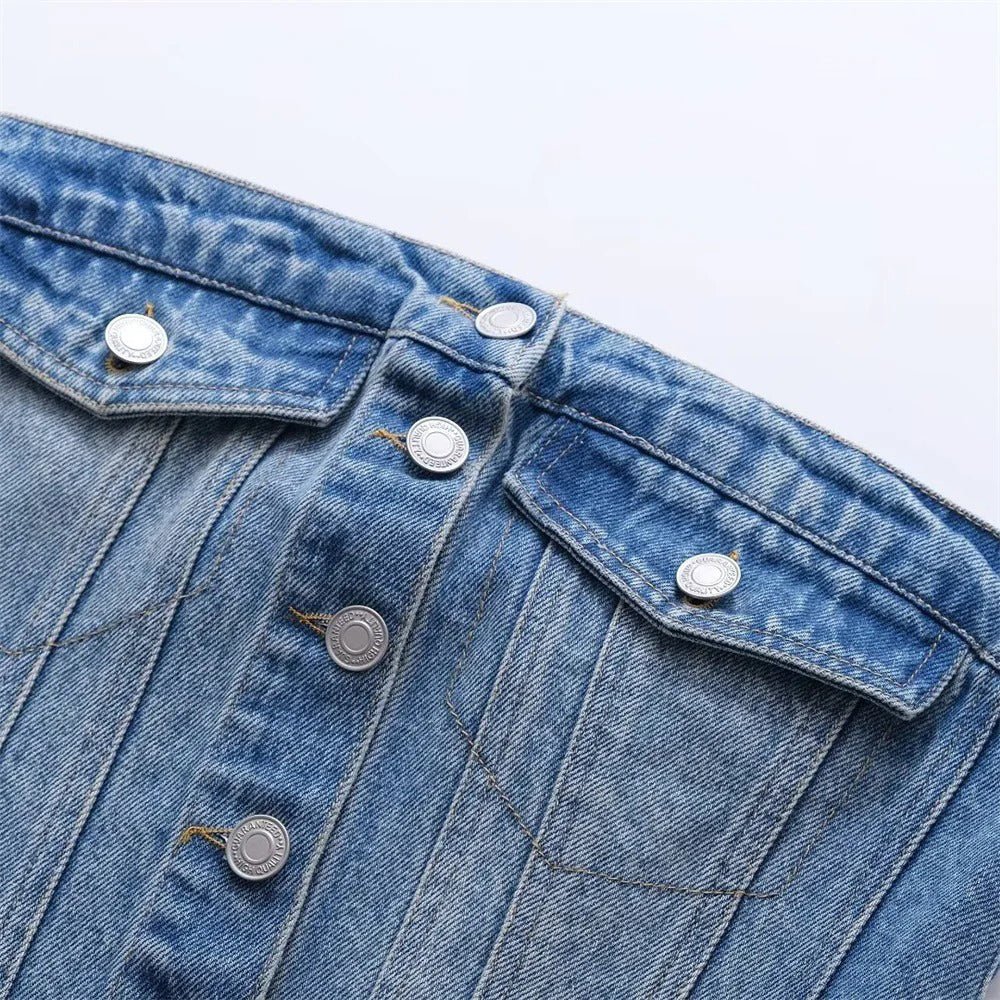 Denim Tank Top - Fashionpara