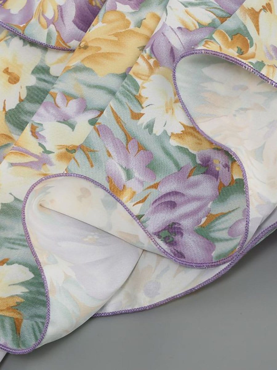 Asymmetrical Ruffle Maxi - Fashionpara