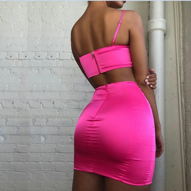 KittenAlarm - Mae Solid Skirt Set