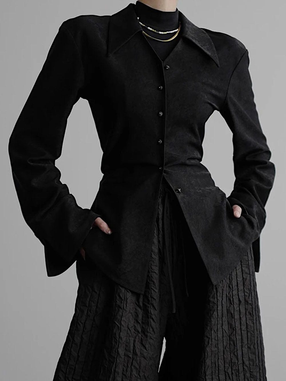 Single Breasted Blouse - Fashionpara