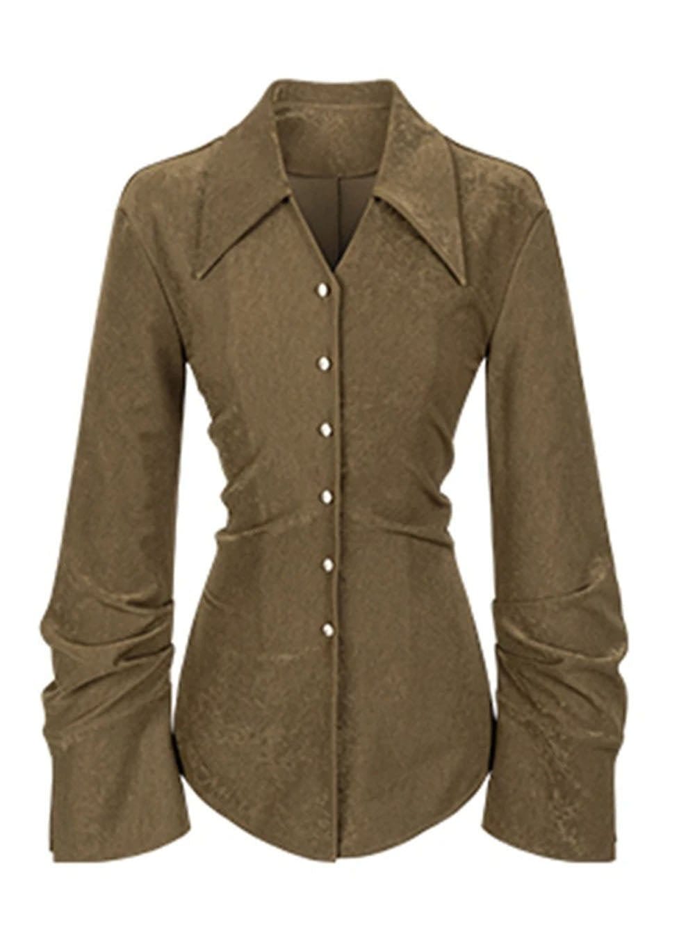 Single Breasted Blouse - Fashionpara