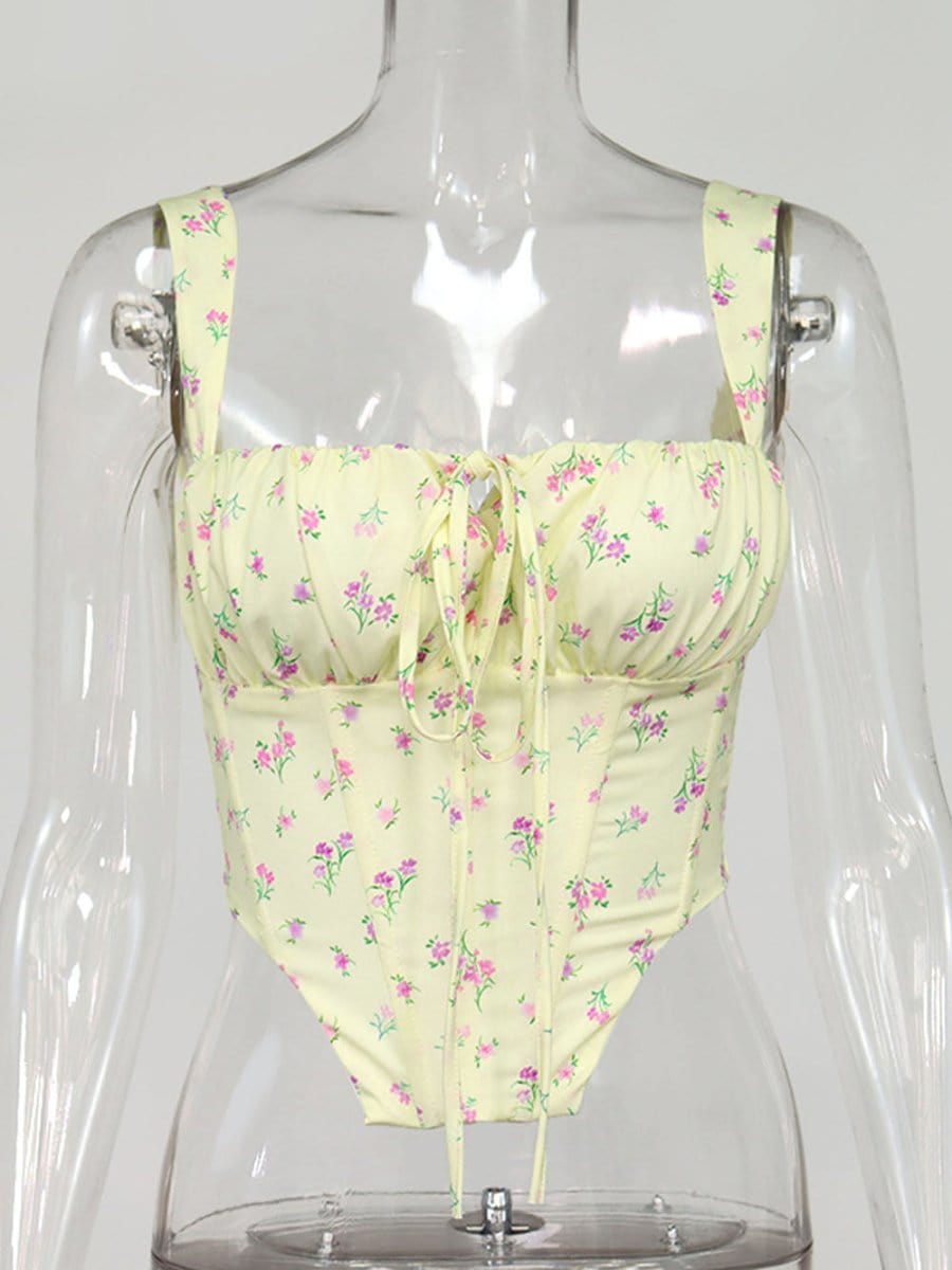 Hollow Sleeveless Top - Fashionpara