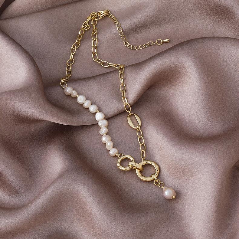 KittenAlarm - Mandi Oval Link Pearl Chain
