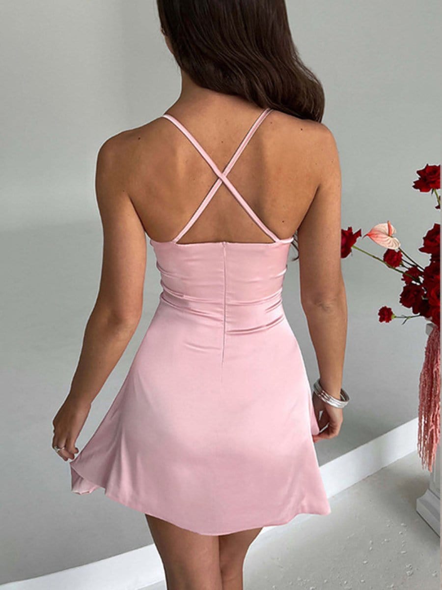 Backless Mini Dress