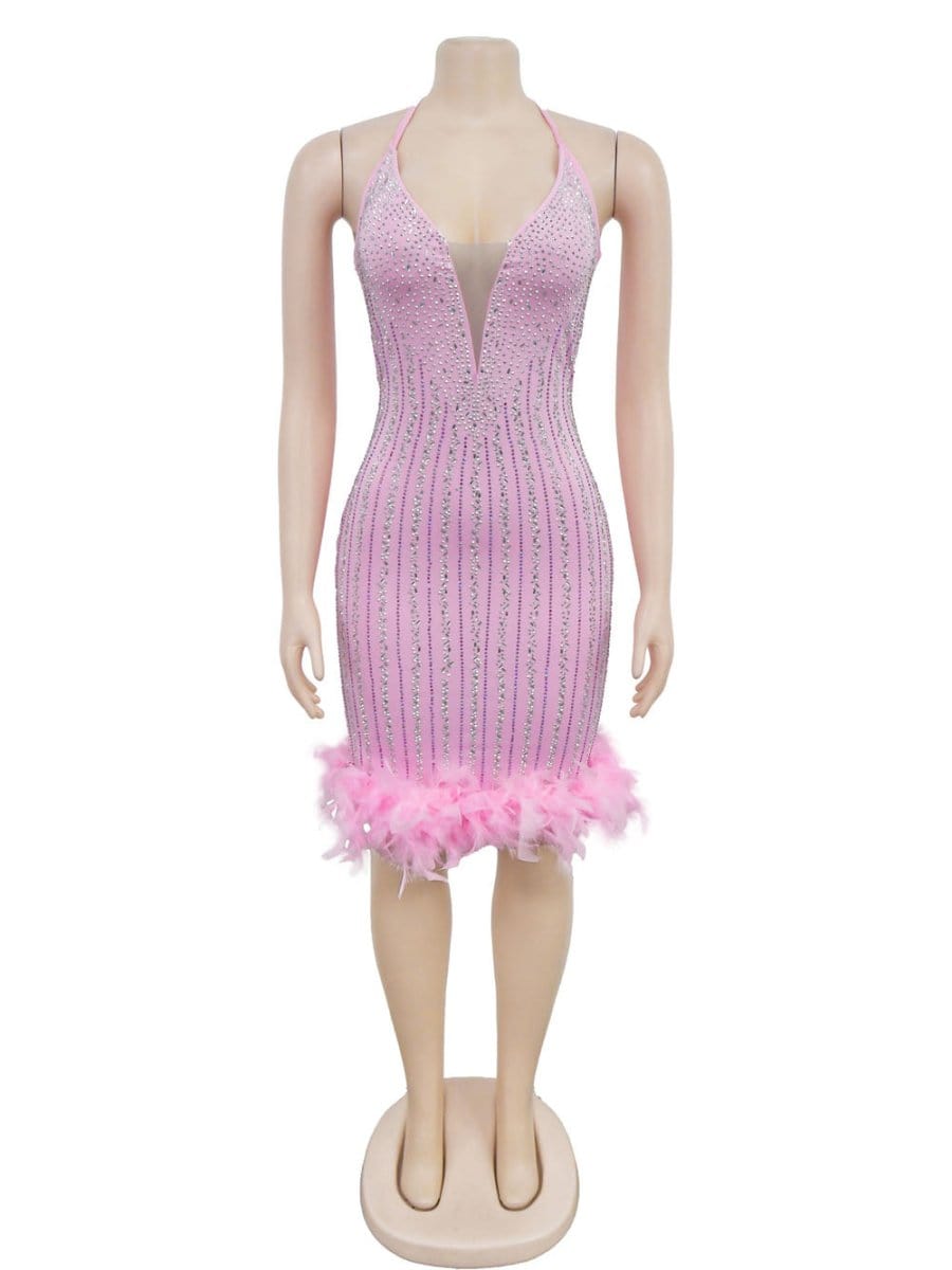 Backless Feather Mini