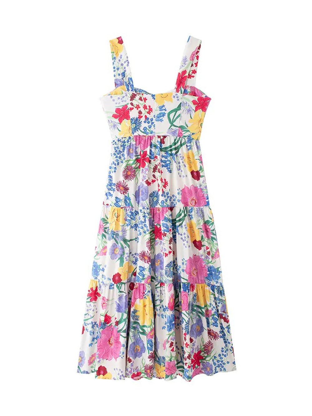 Floral Midi Dress - Fashionpara