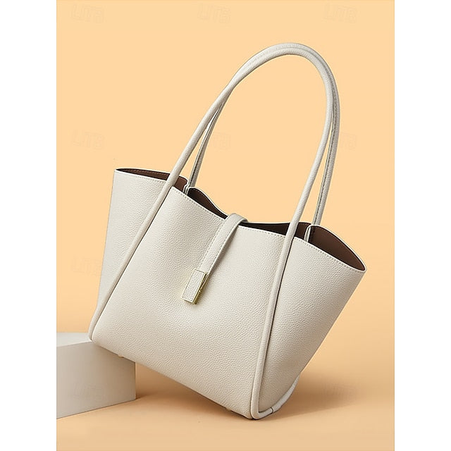 Green Bag Faux Leather Tote