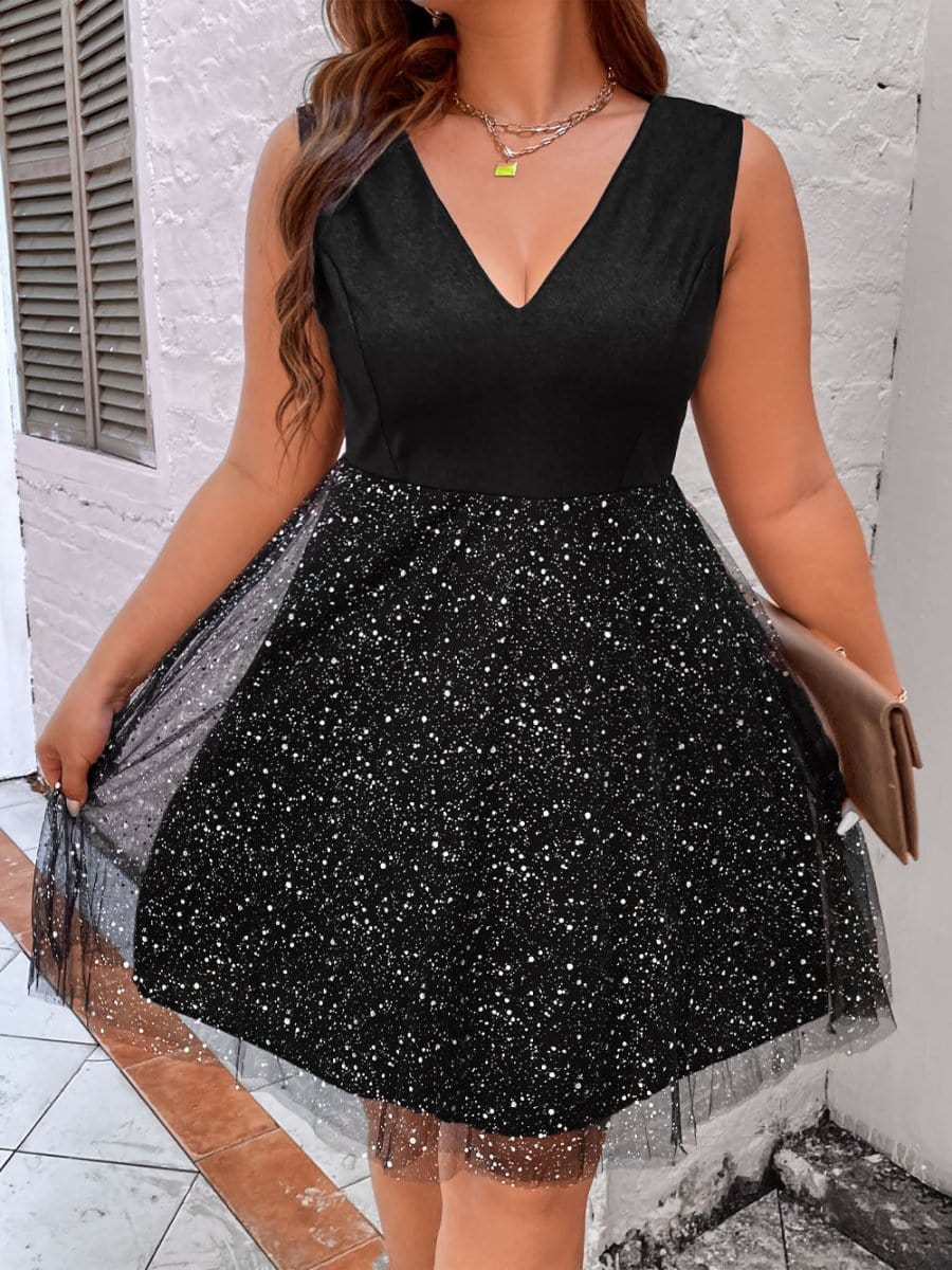 Sleeveless Mini Dress - Fashionpara