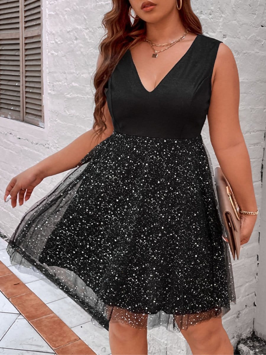 Sleeveless Mini Dress - Fashionpara