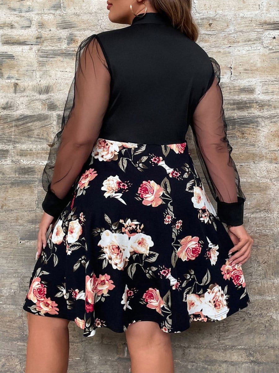 Floral Midi Dress - Fashionpara
