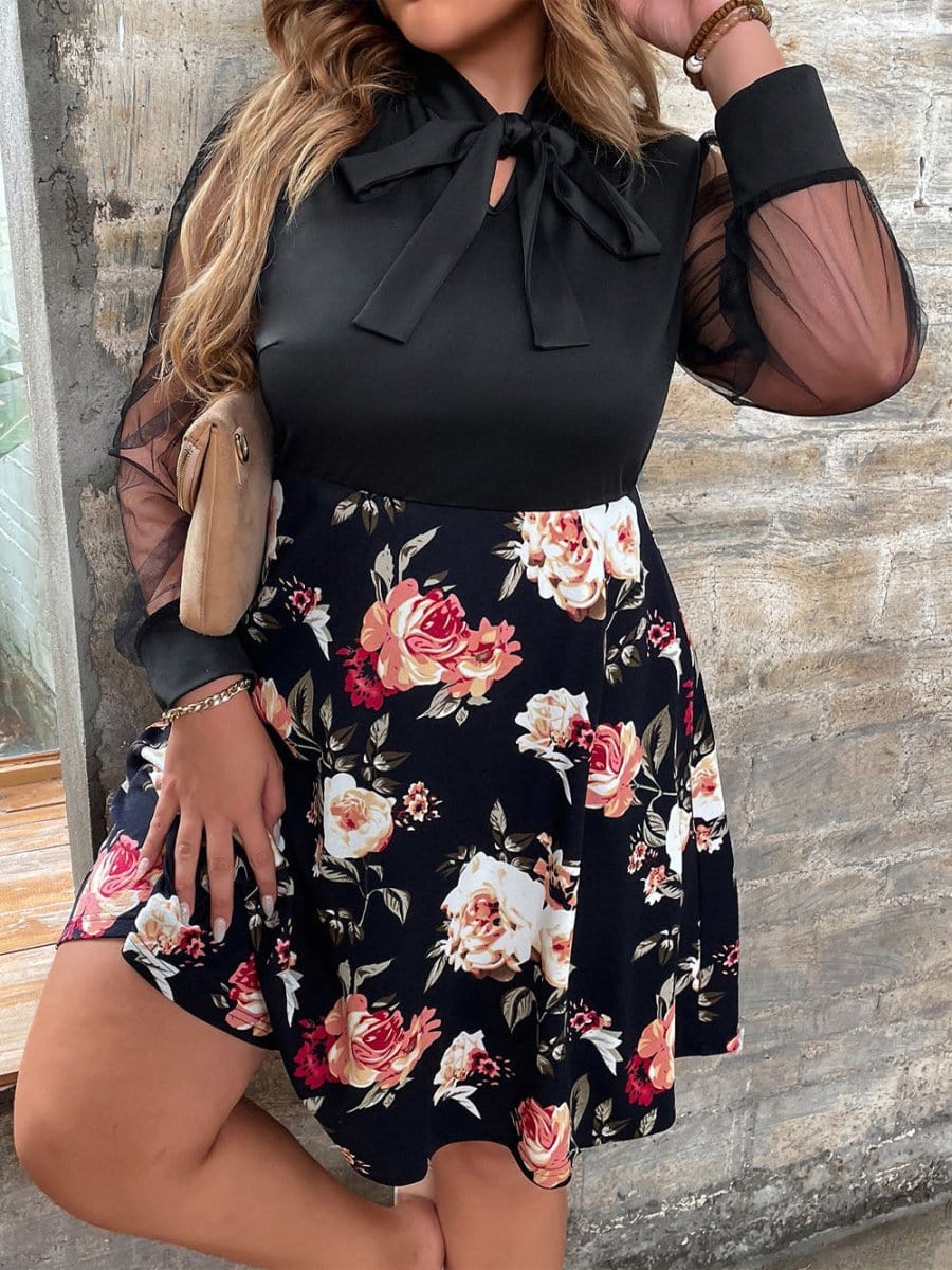 Floral Midi Dress - Fashionpara