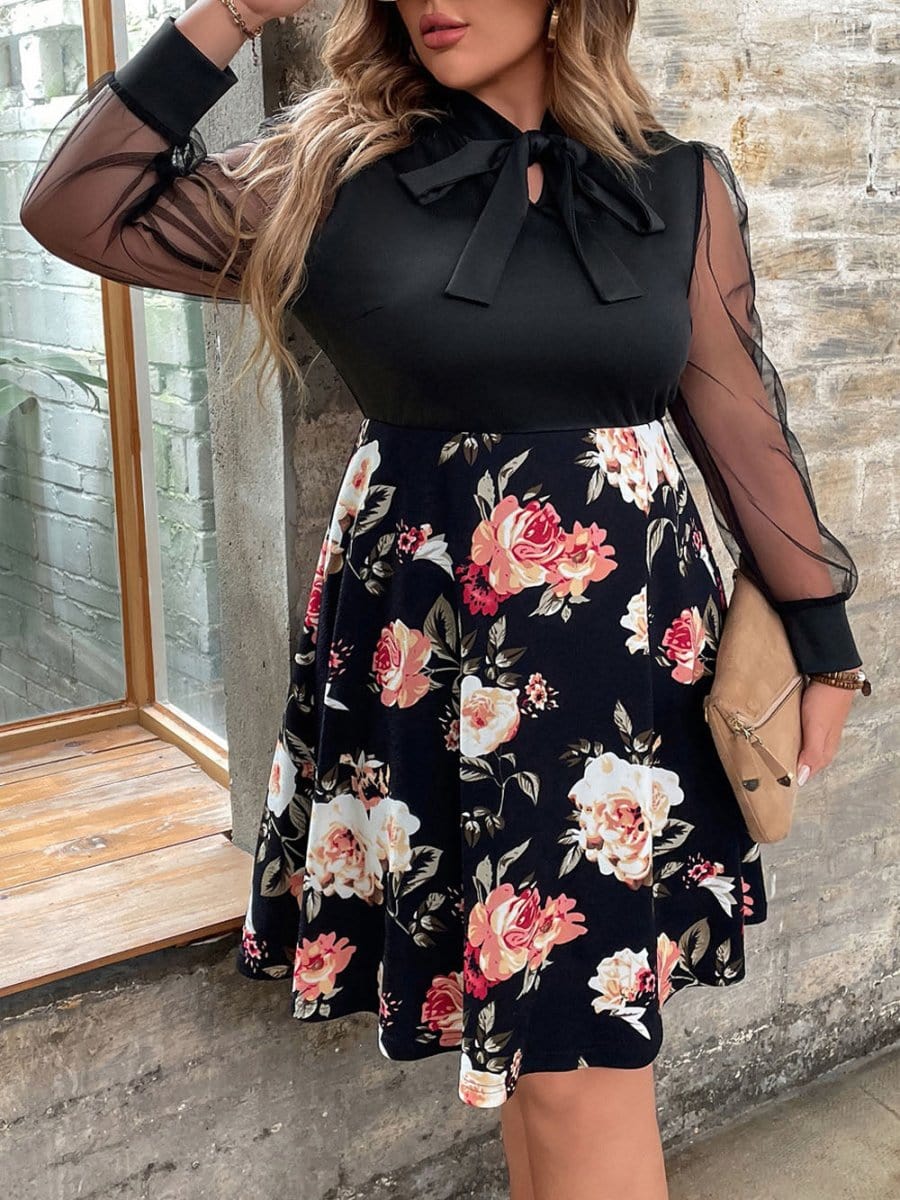 Floral Midi Dress - Fashionpara