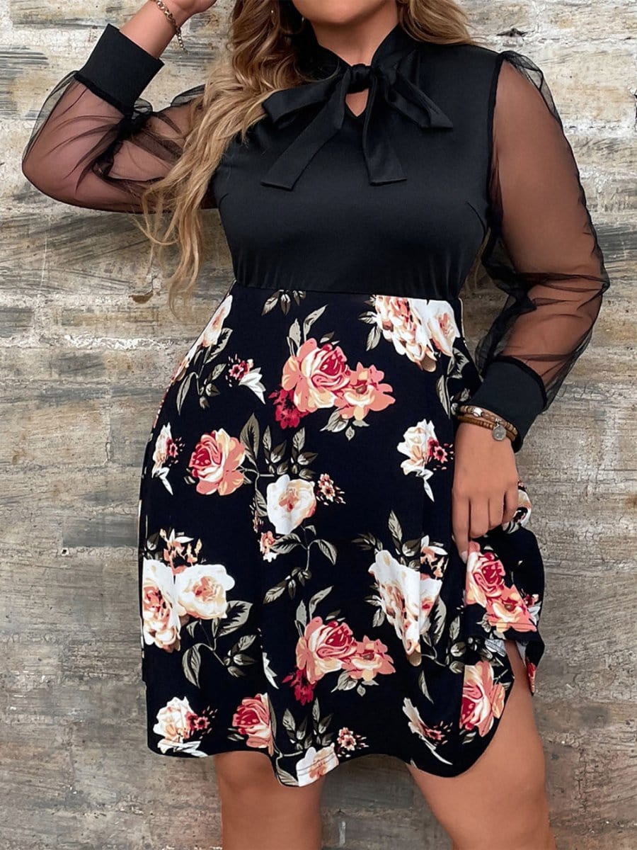 Floral Midi Dress - Fashionpara