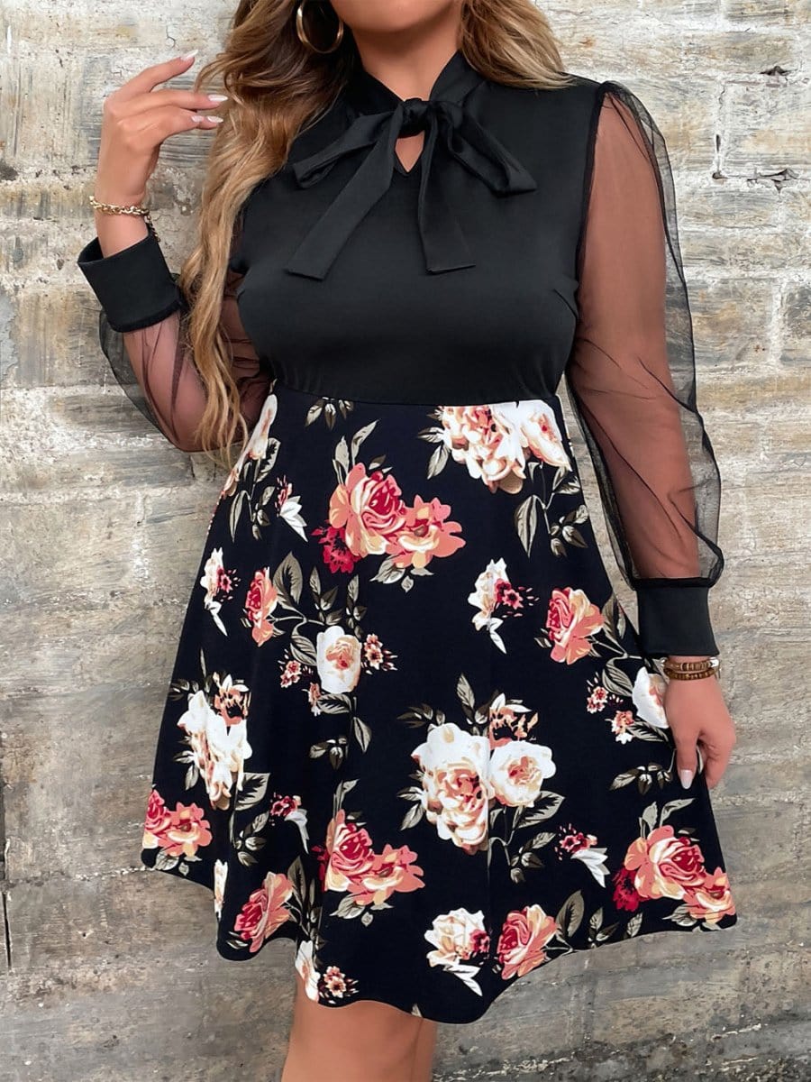 Floral Midi Dress - Fashionpara