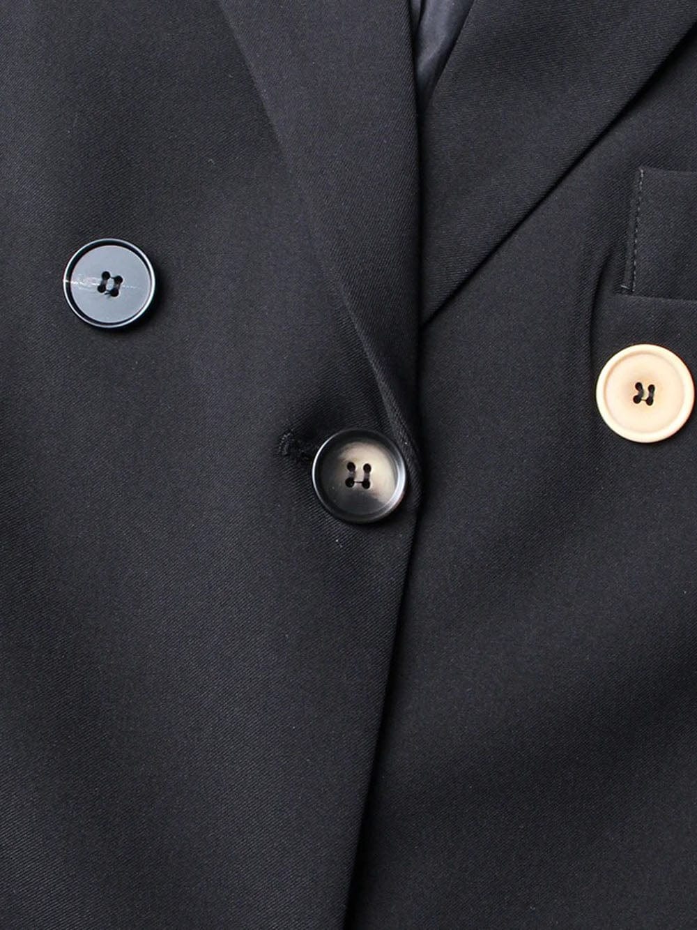 Button Autumn Blazer - Fashionpara