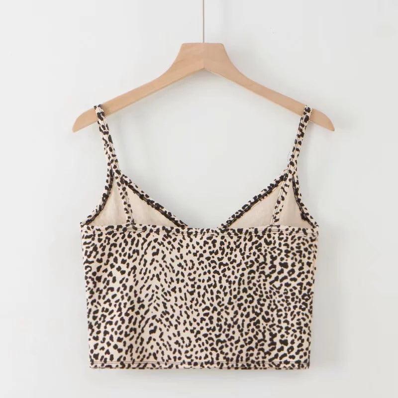 KittenAlarm - Mercedes Spaghetti Strap Cropped Cami Top