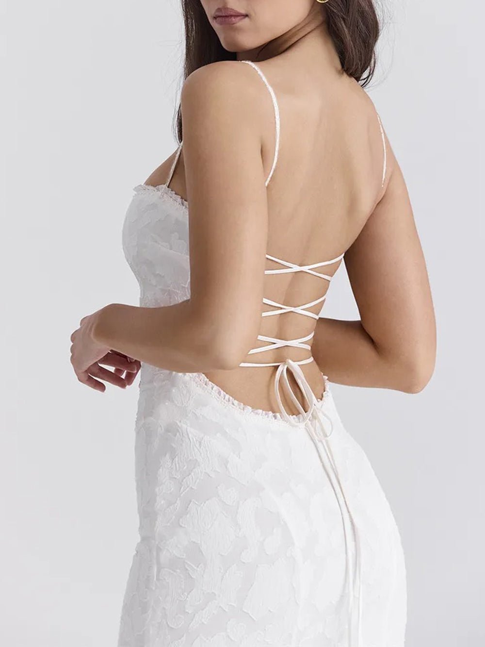 Backless Bodycon Maxi - Fashionpara