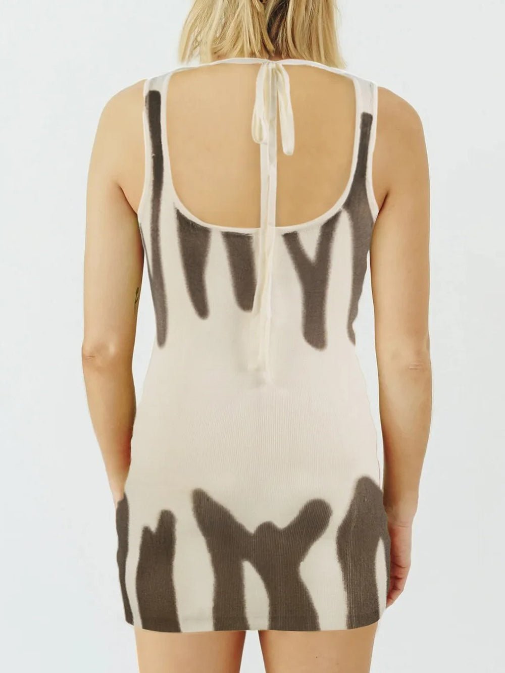 Backless Mini Dress - Fashionpara