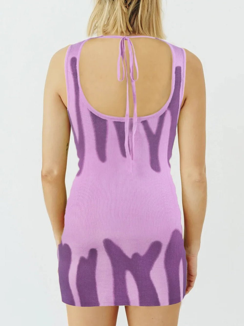 Backless Mini Dress - Fashionpara