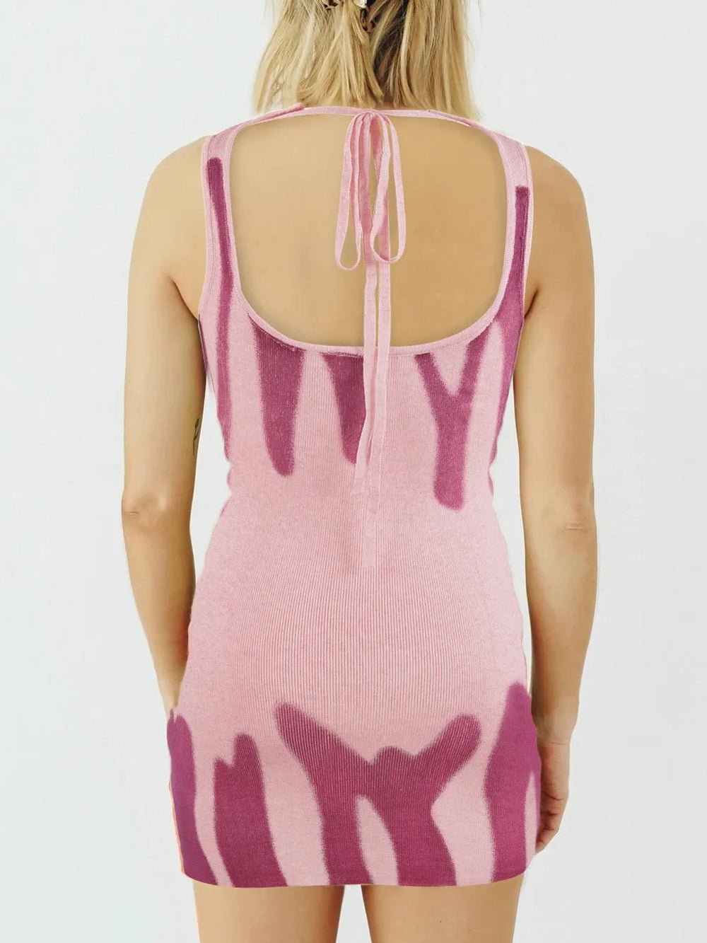 Backless Mini Dress - Fashionpara