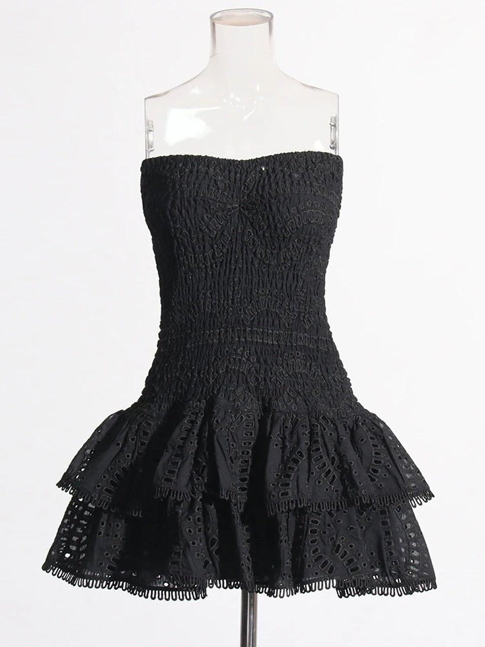 Hollow Out Strapless - Fashionpara