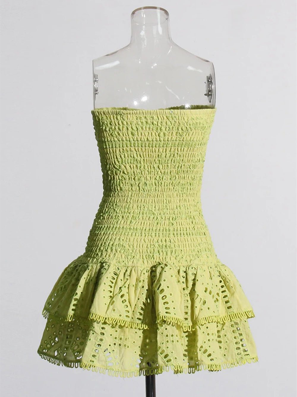 Hollow Out Strapless - Fashionpara