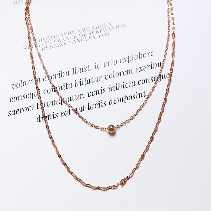 KittenAlarm - Mona 2-pieces Thin Chain Necklace