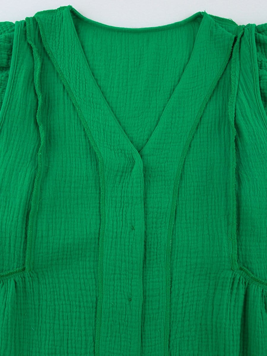 Breasted Mini Dress - Fashionpara