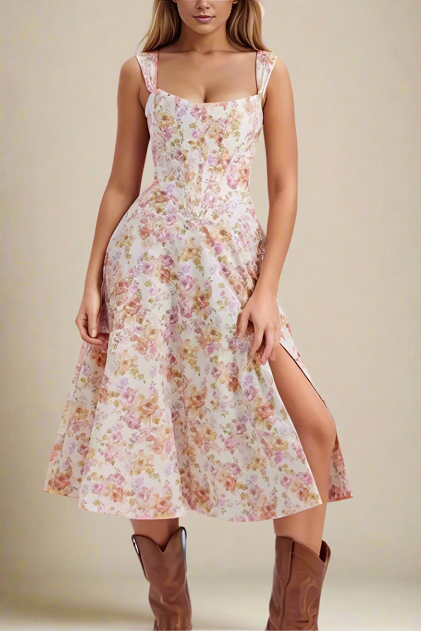 Monique Bodycon Dress - Dusty Pink - Fashionpara
