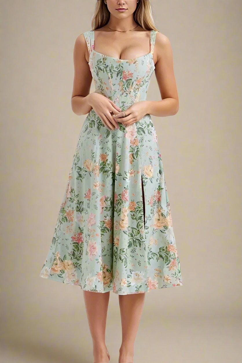 Monique Bodycon Dress - Mint Green - Fashionpara