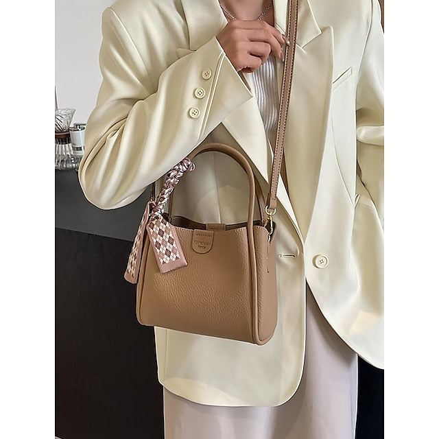 Handbag Bag Bags Shoulder Crossbody Bucket PU