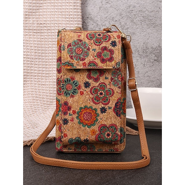 Vintage Adjustable Boho Phone Bag with Crossbody