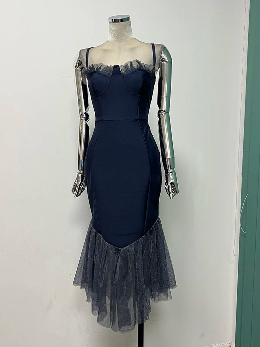 Bodycon Midi Dress - Fashionpara