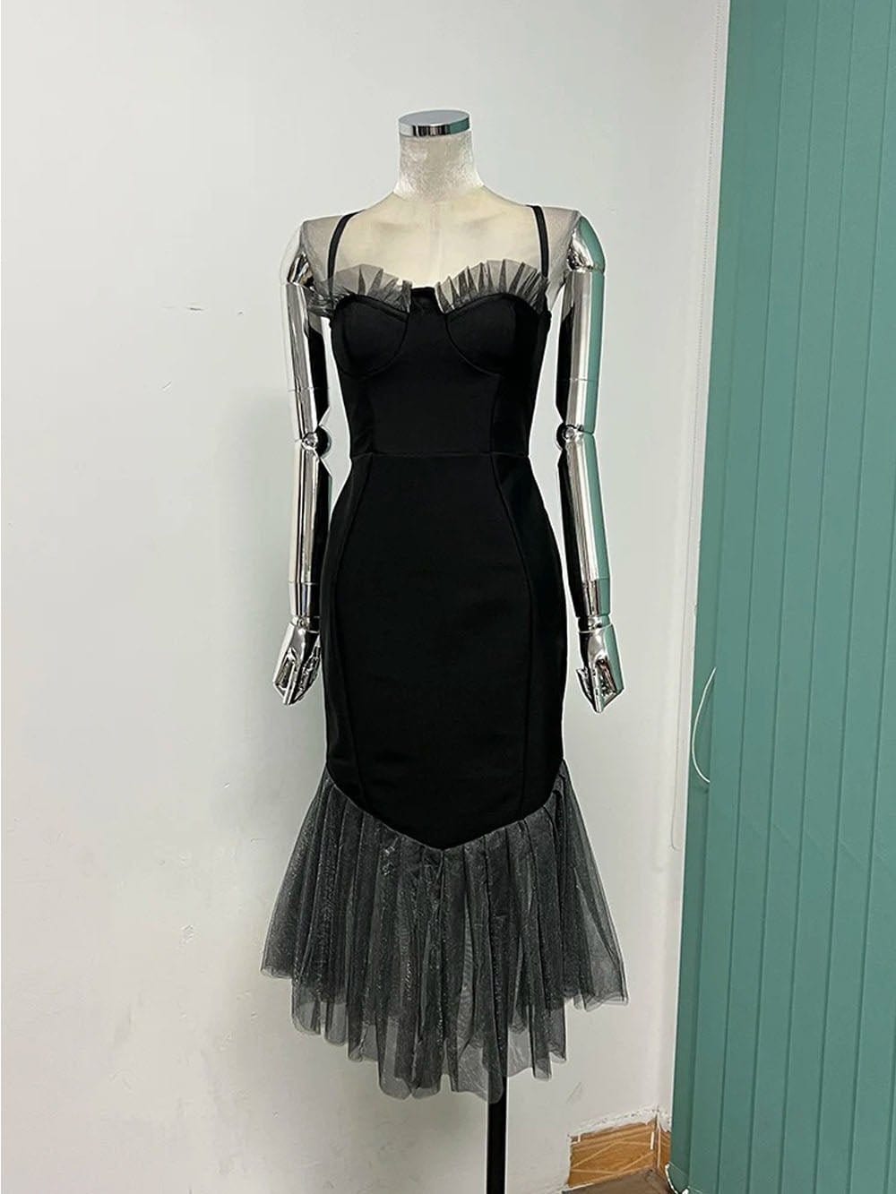 Bodycon Midi Dress - Fashionpara